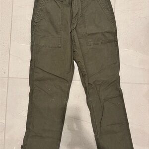 Old Navy Men's Dark Olive Cargo Pants